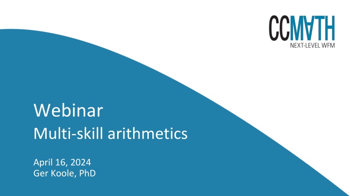 webinar multi skill arithmetics