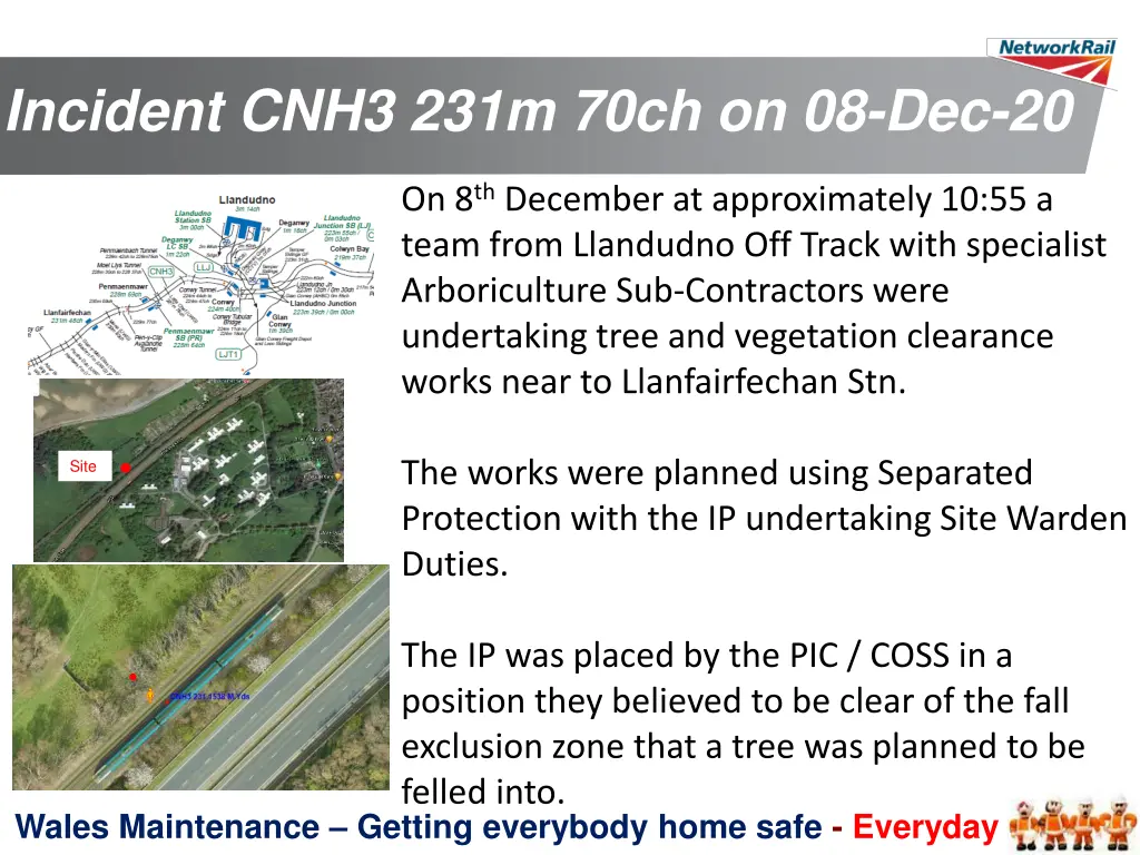 incident cnh3 231m 70ch on 08 dec 20