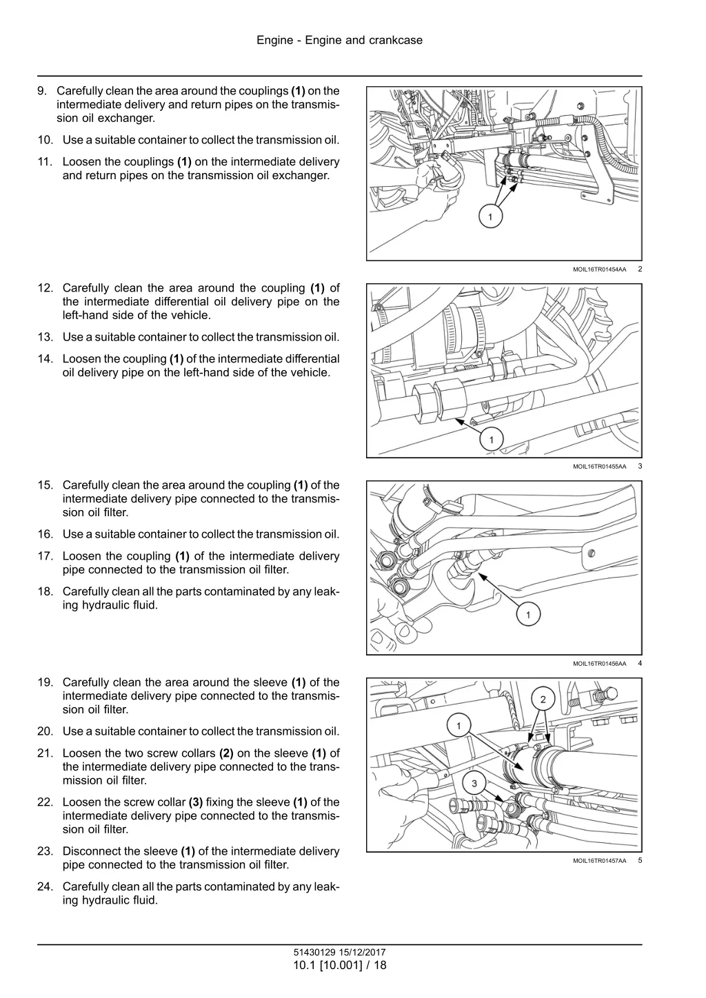 engine engine and crankcase 15