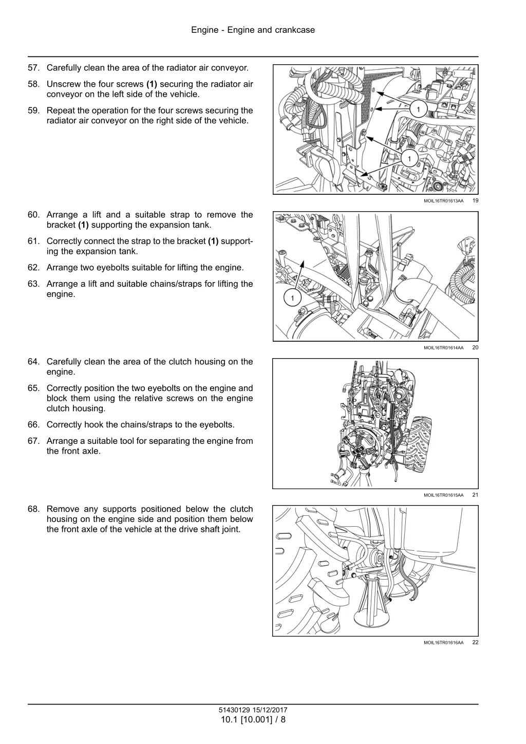 engine engine and crankcase 5