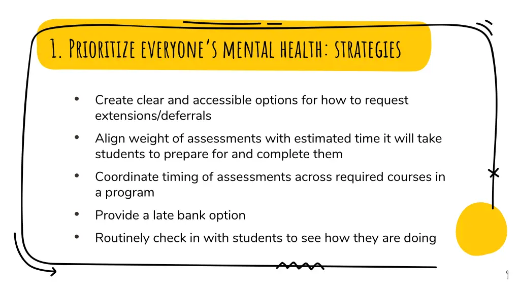 1 prioritize everyone s mental health strategies