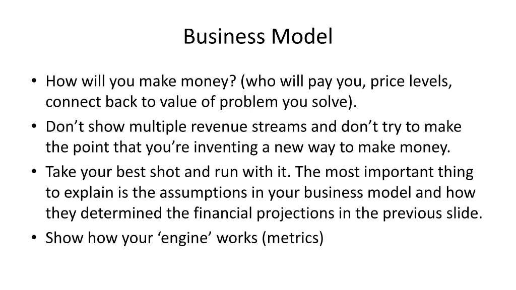 business model