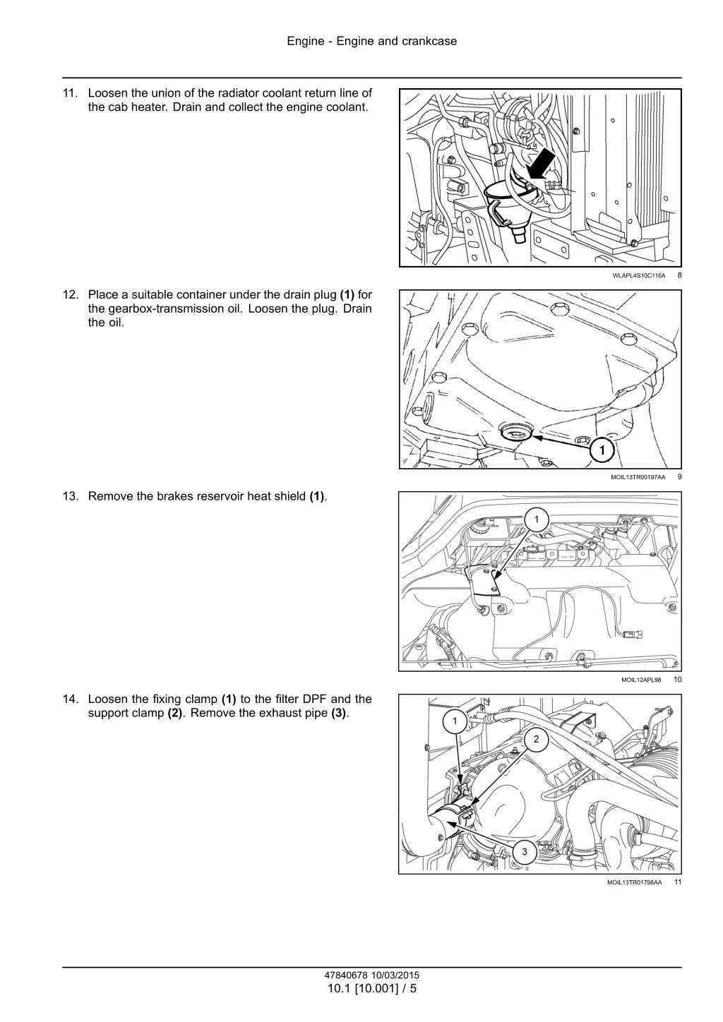 engine engine and crankcase 2