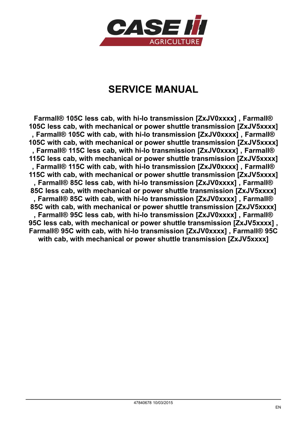 service manual