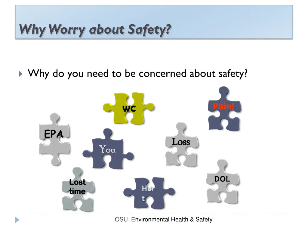 why worry about safety