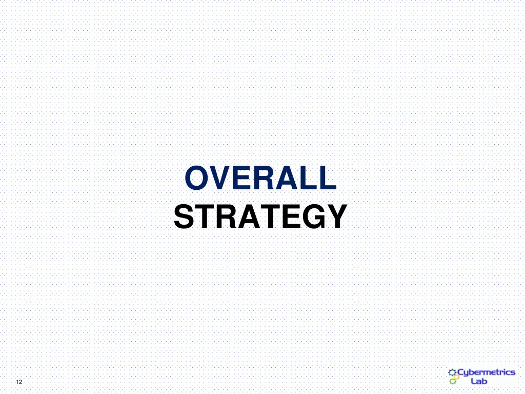 overall strategy