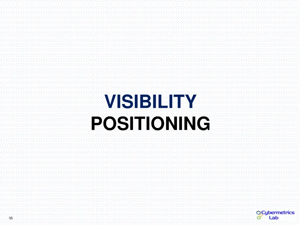 visibility positioning