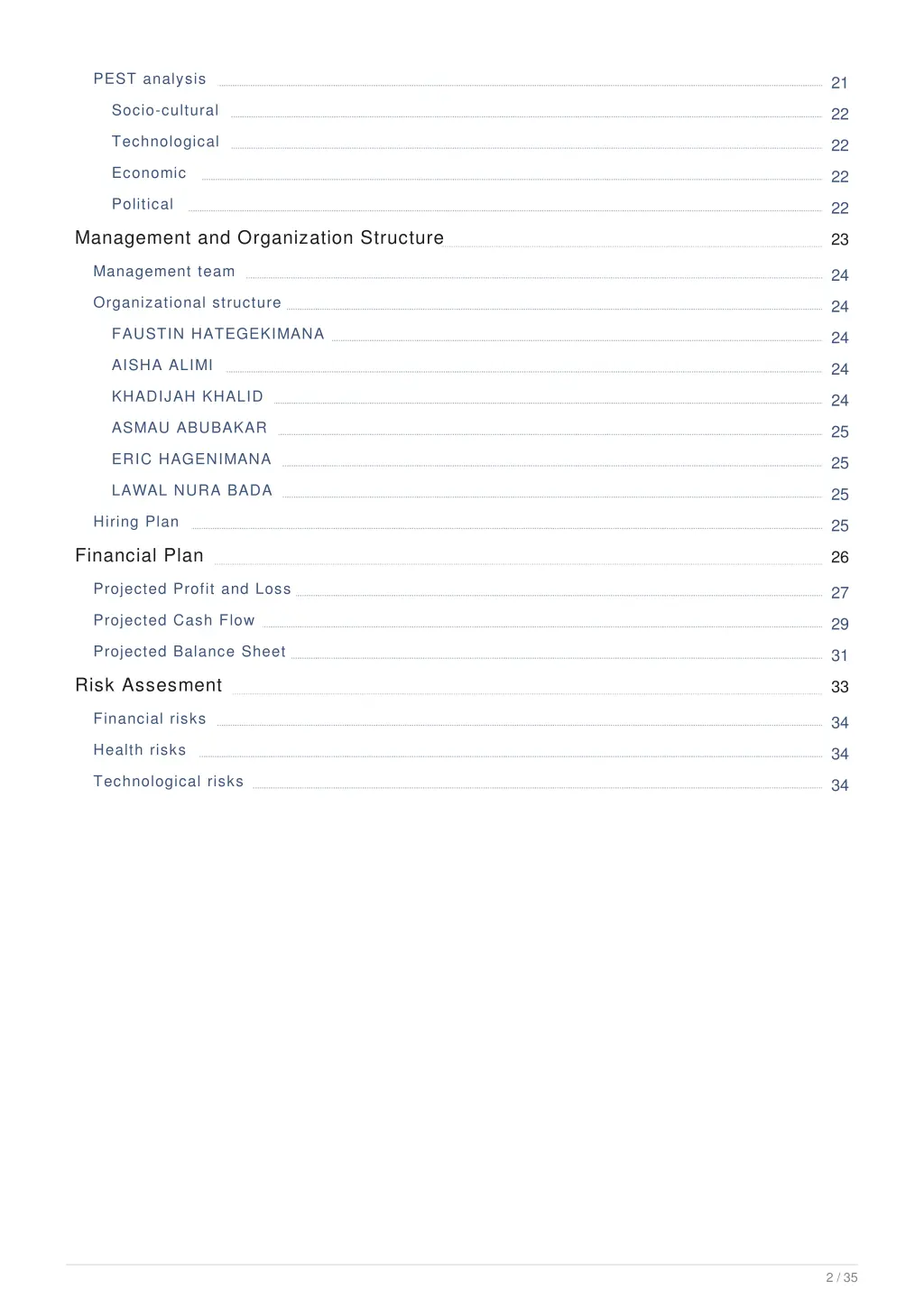 pest analysis