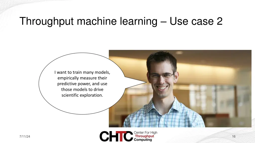 throughput machine learning use case 2