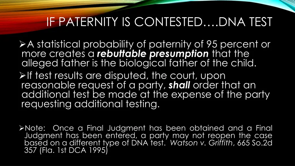 if paternity is contested dna test 1