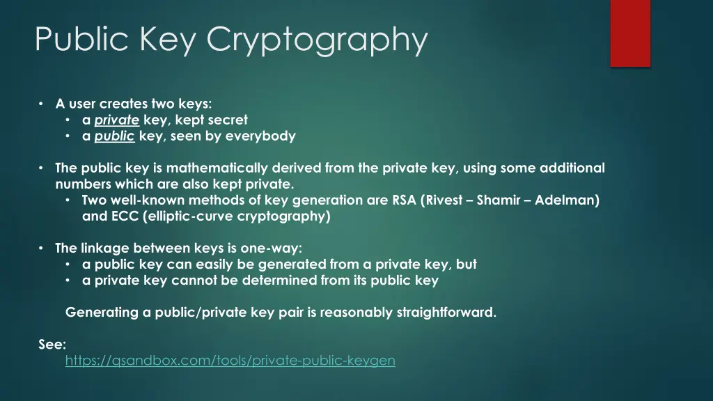 public key cryptography