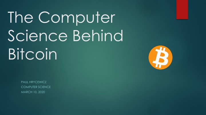 the computer science behind bitcoin