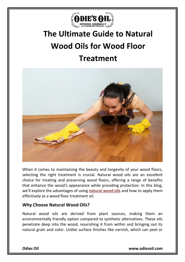 the ultimate guide to natural wood oils for wood