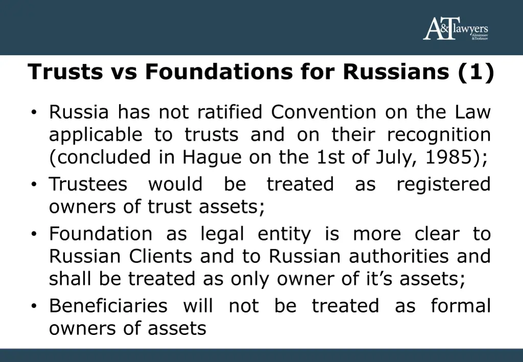 trusts vs foundations for russians 1