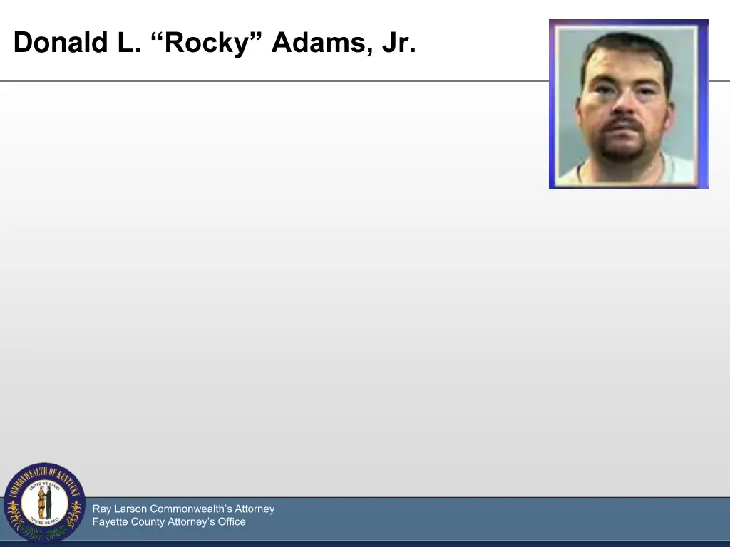 donald l rocky adams jr