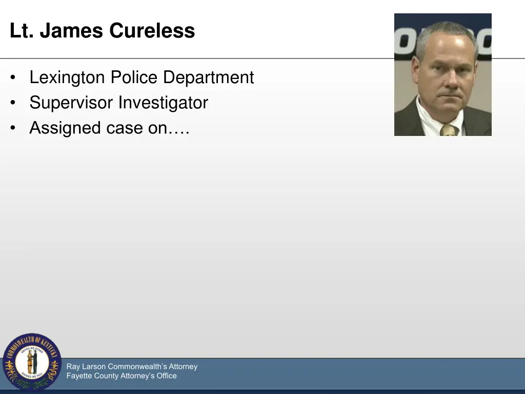 lt james cureless