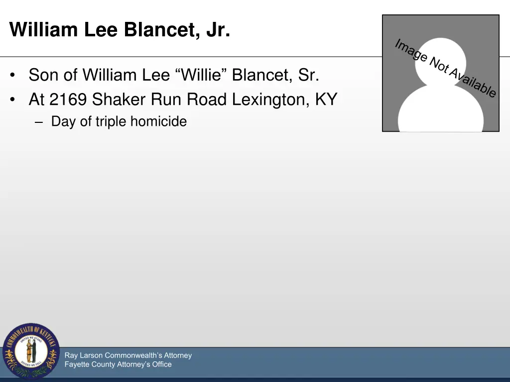 william lee blancet jr