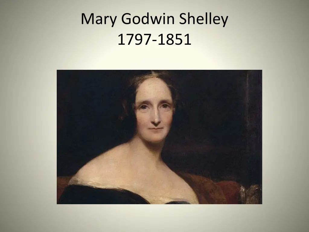 mary godwin shelley 1797 1851