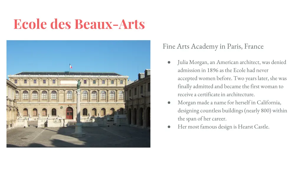 ecole des beaux arts