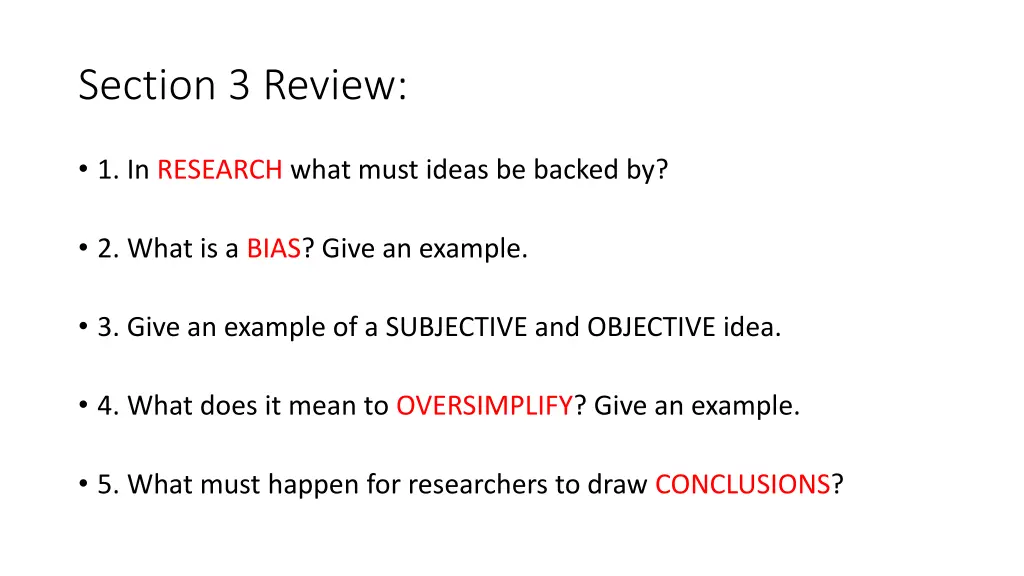 section 3 review