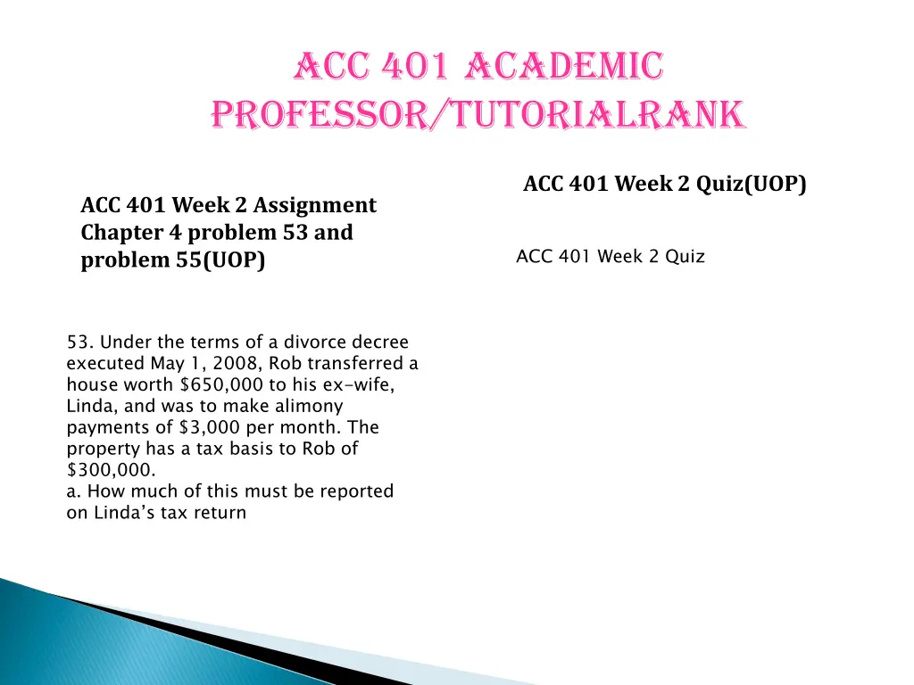 acc 401 academic professor tutorialrank 2