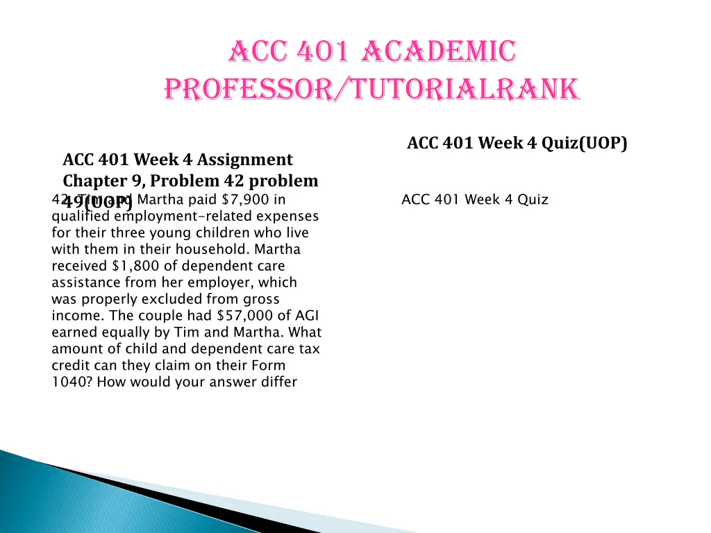 acc 401 academic professor tutorialrank 4