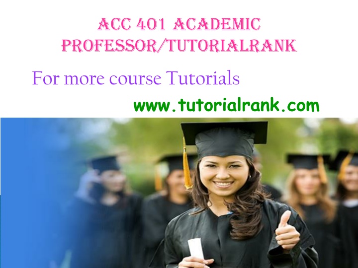 acc 401 academic professor tutorialrank