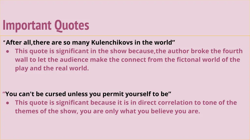 important quotes