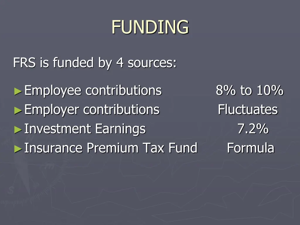 funding