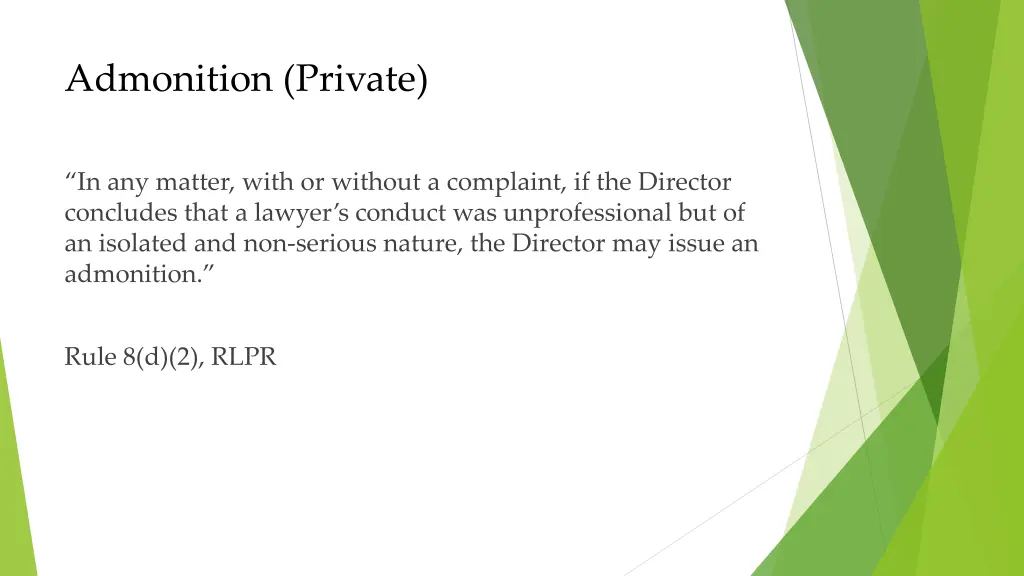 admonition private