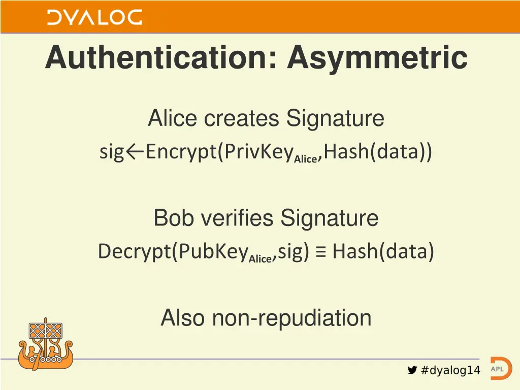 authentication asymmetric