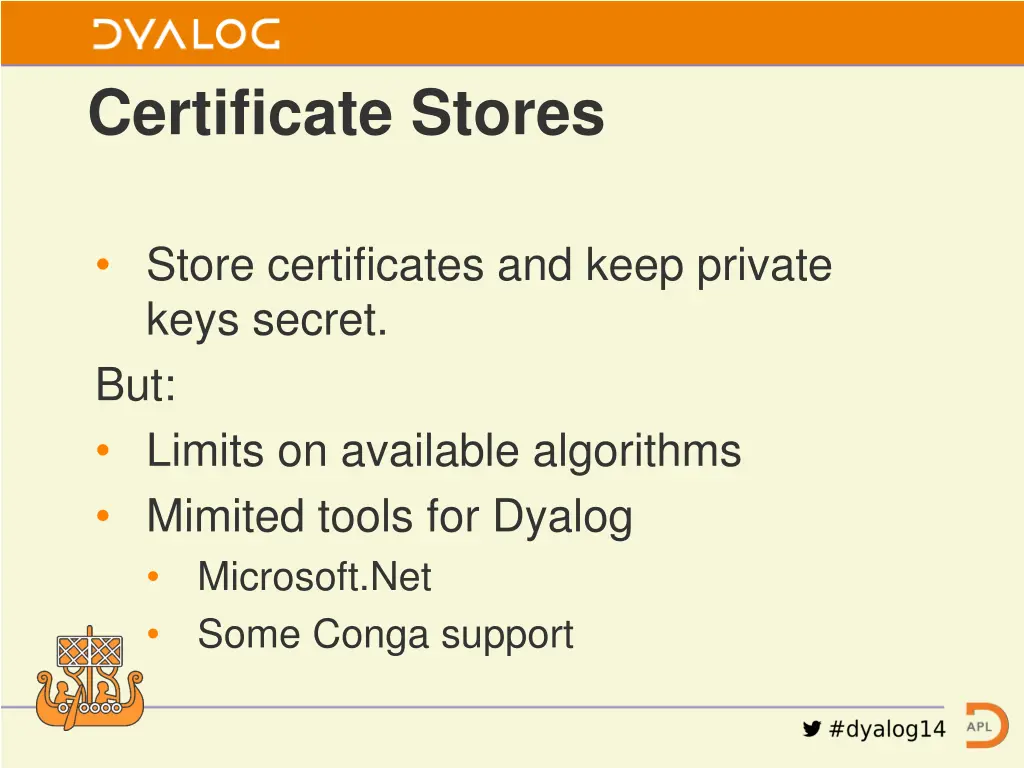 certificate stores