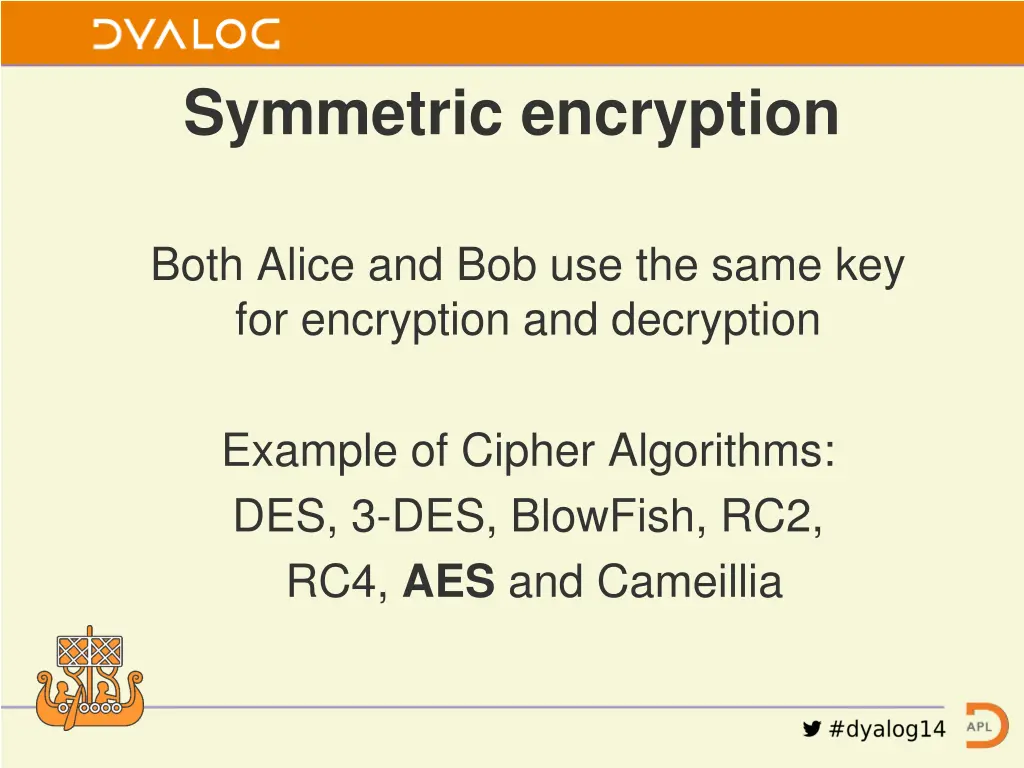 symmetric encryption