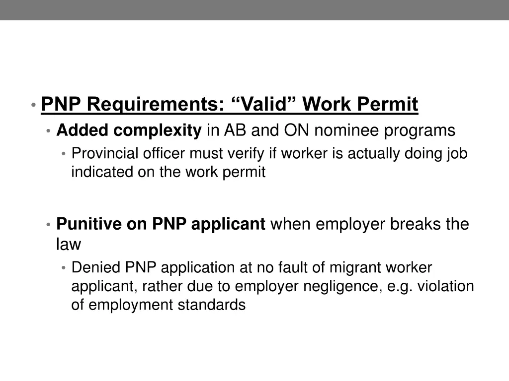 pnp requirements valid work permit added