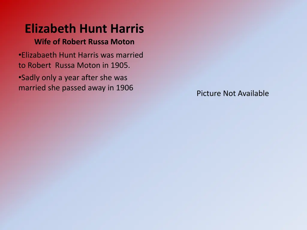 elizabeth hunt harris wife of robert russa moton