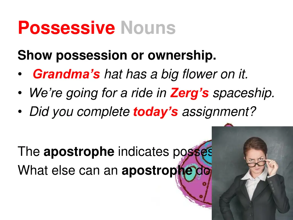 possessive nouns