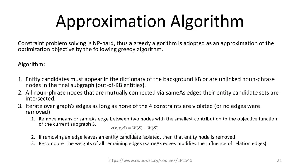 approximation algorithm