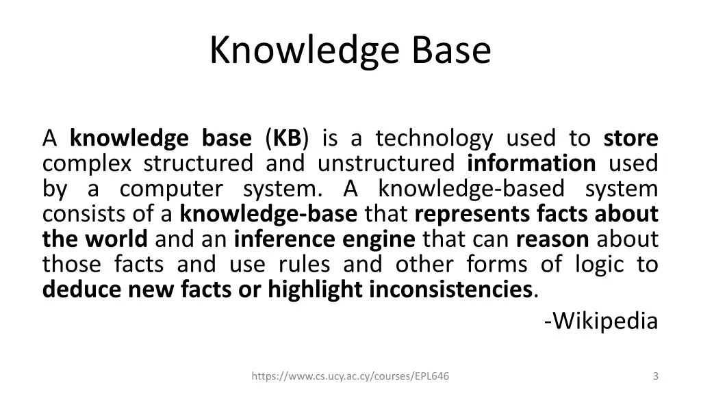 knowledge base