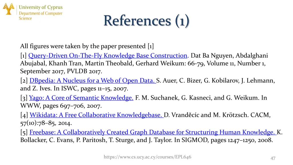 references 1