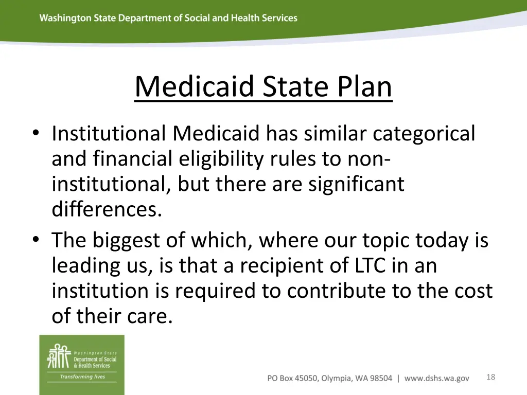 medicaid state plan 6