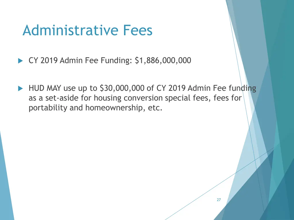 administrative fees