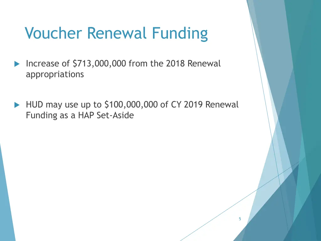 voucher renewal funding