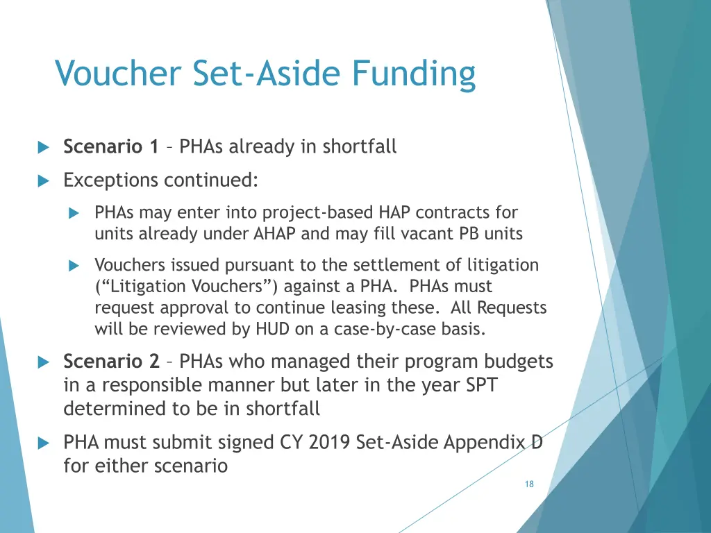 voucher set aside funding 1