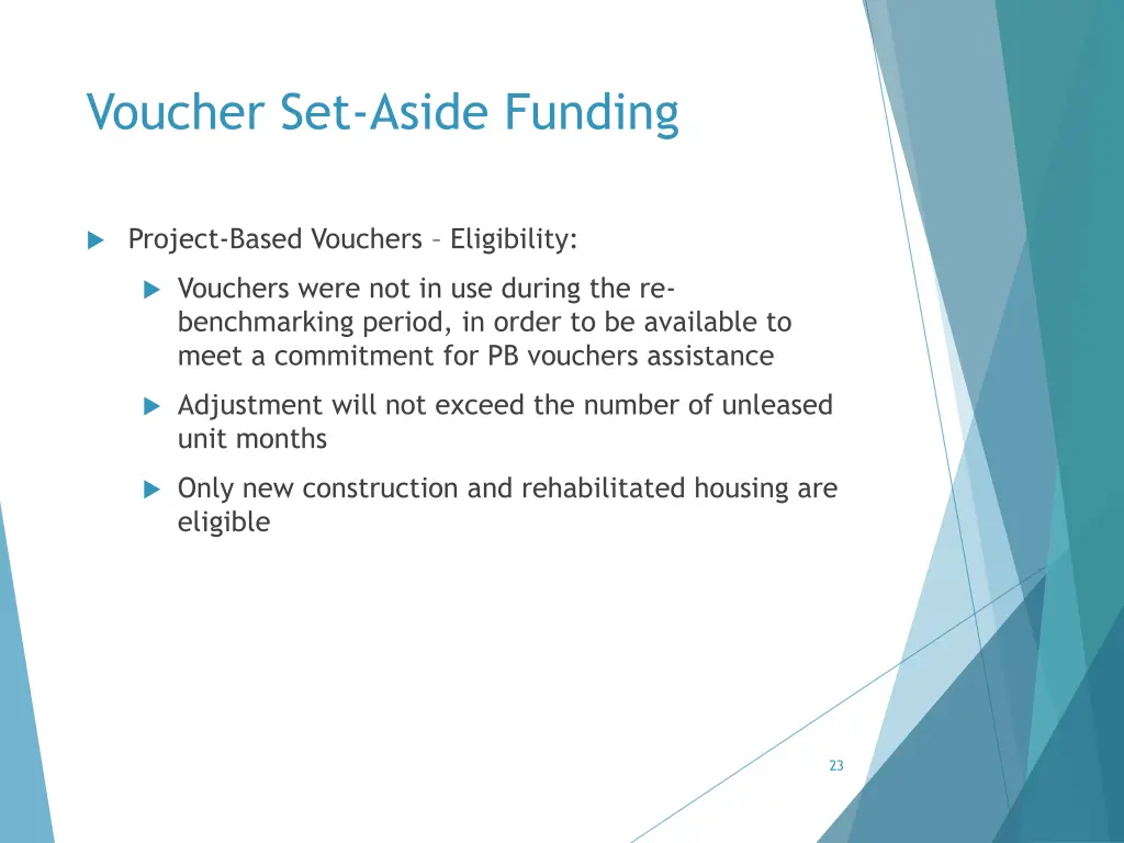 voucher set aside funding 6