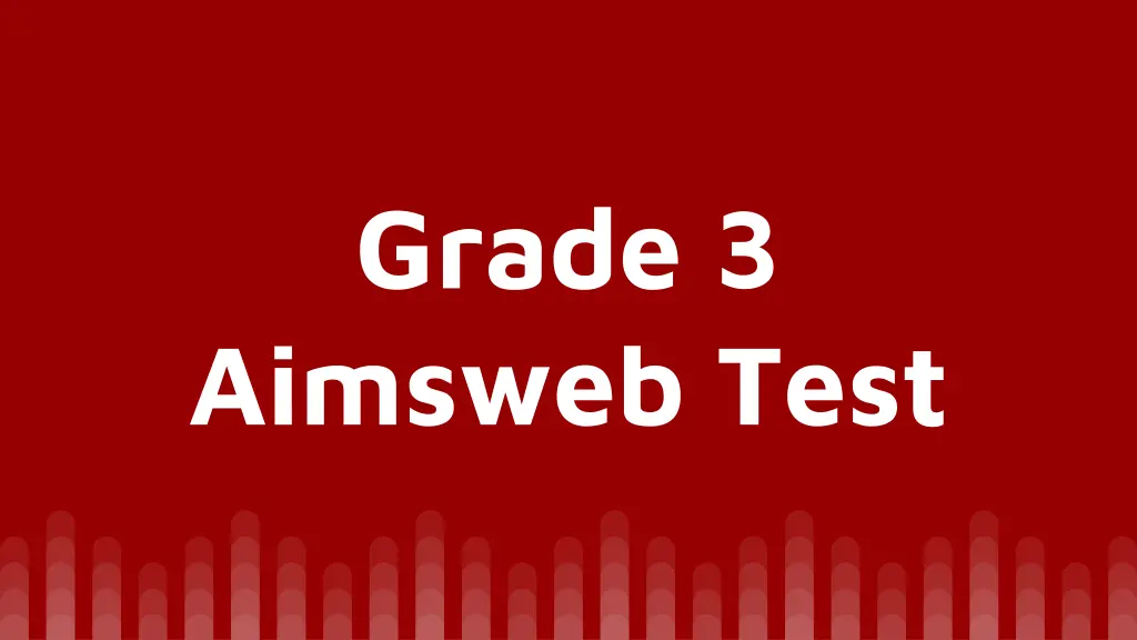 grade 3 aimsweb test