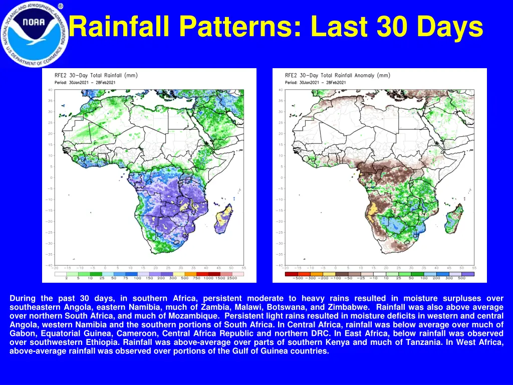 rainfall patterns last 30 days