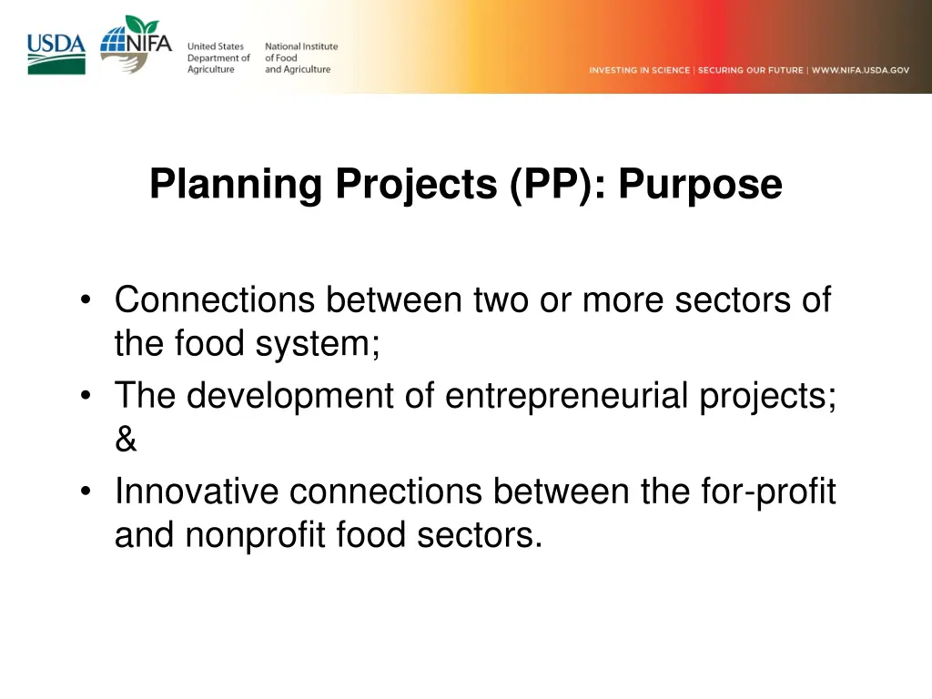 planning projects pp purpose