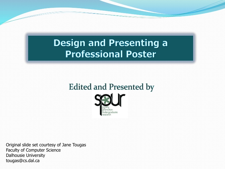 design and presenting a professional poster