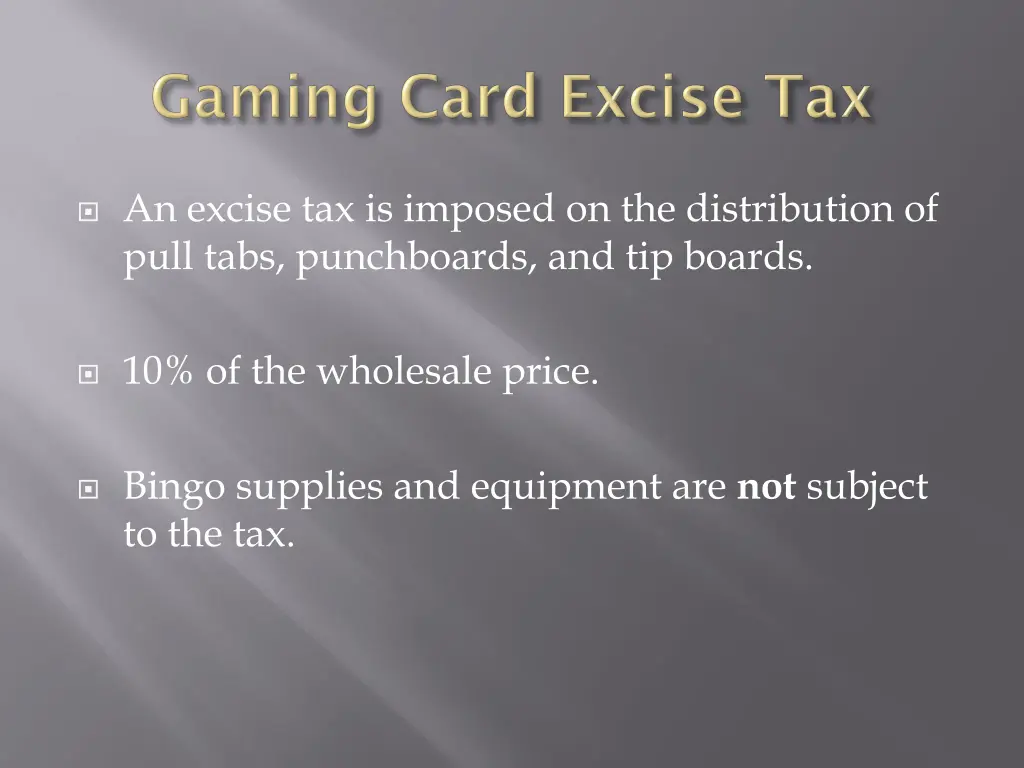 an excise tax is imposed on the distribution