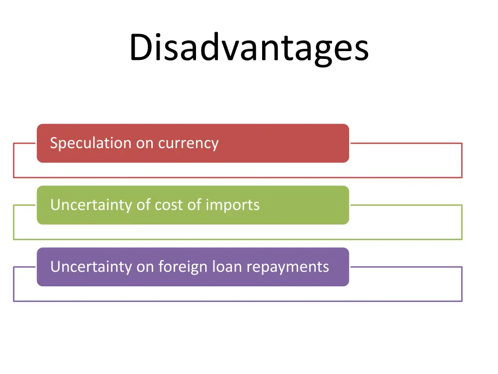 disadvantages 1